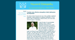 Desktop Screenshot of haywardosteopathy.co.uk